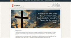 Desktop Screenshot of oakhillsumc.org