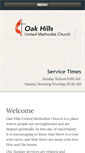 Mobile Screenshot of oakhillsumc.org
